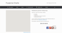 Desktop Screenshot of fryzjerniacharlie.pl