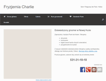 Tablet Screenshot of fryzjerniacharlie.pl